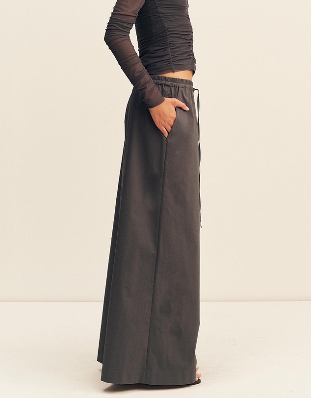 Shona Joy - Campbell Wide Leg Drawstring Pants