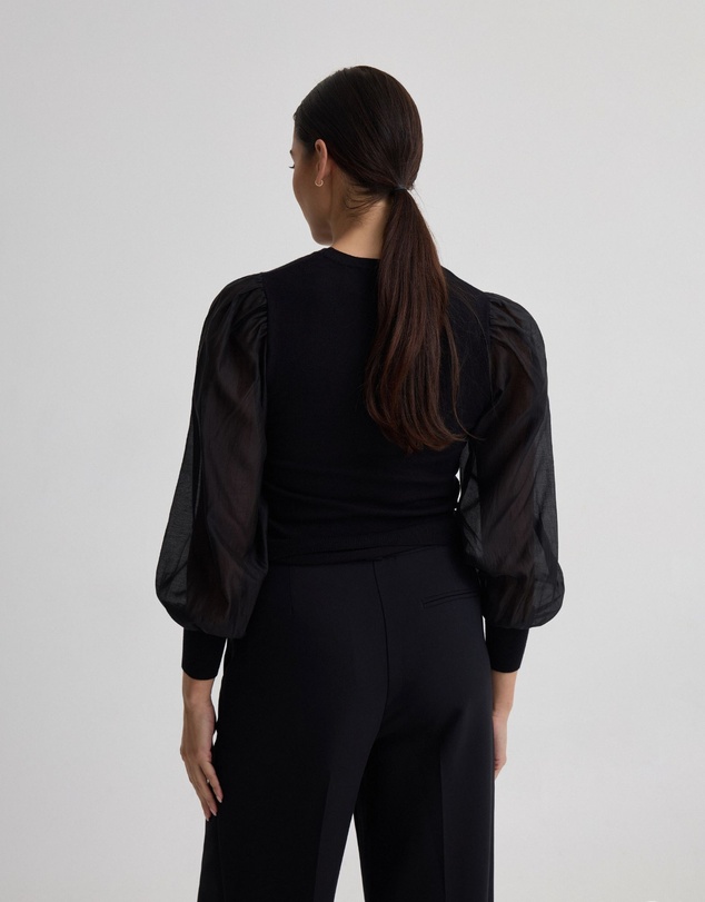 Oxford - Alice Contrast Sleeve Knit