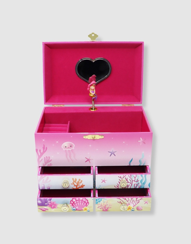 Pink Poppy - Mermazing Mermaid Medium Musical Jewellery Box