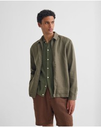 Oxford - Adem Linen Zip Bomber