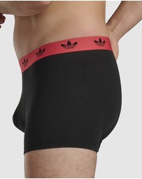 adidas Originals - 3 Pack Comfort Flex Cotton Trunk Underwear