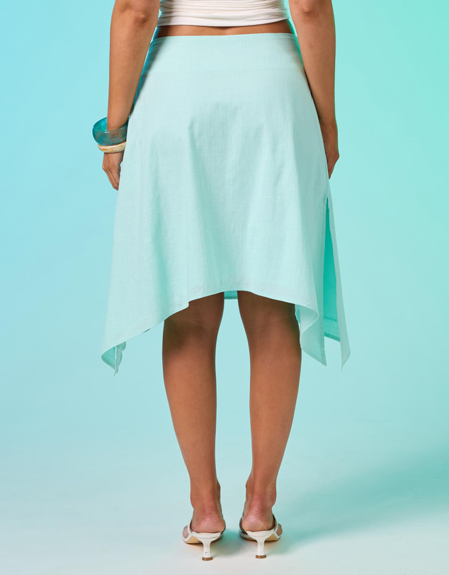 Dazie - Tommy Cotton Midi Skirt