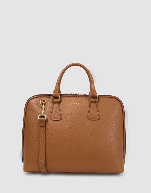 SABEN - Parker Briefcase Toffee