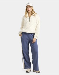 Billabong - Womens Le Love Half Zip Fleece Top