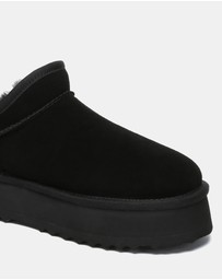 EVERAU - Australian Shepherd Ugg Nano Classic Platform Cow Suede Upper UGG Boots