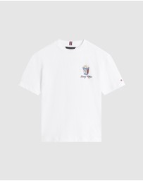 Tommy Hilfiger - Back Graphic Textured T-Shirt - Teens
