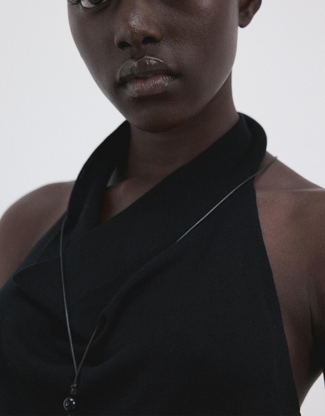 M.N.G - Halter-Neck Lyocell Top