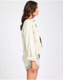 ONE TEASPOON - Everyday Denim Shirt - Antique White