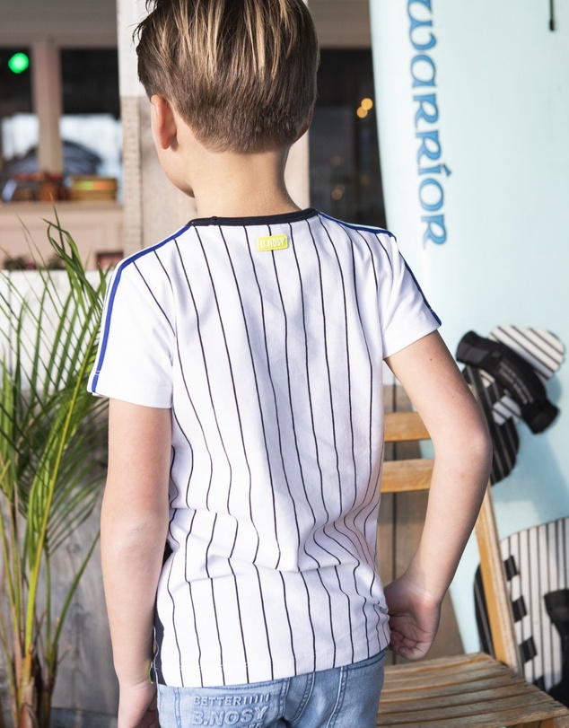 B.Nosy - Organic Stripe T-Shirt - Kids-Teens