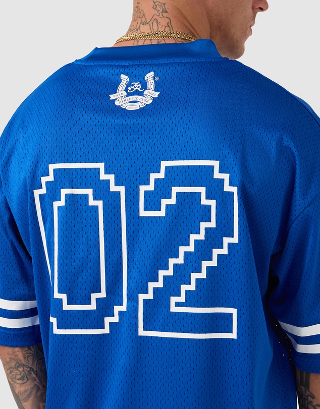 Zanerobe - Heritage Mesh Flow Tee Cobalt Blue