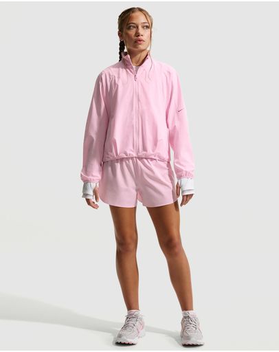 Pink Foam & Reflective Silver