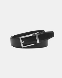 Buckle - Hamilton. Australian Made Auto Leather Belt. 35mm width.
