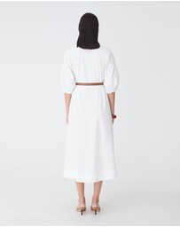 Forcast - Lyn Lantern Sleeve Shirt Dress