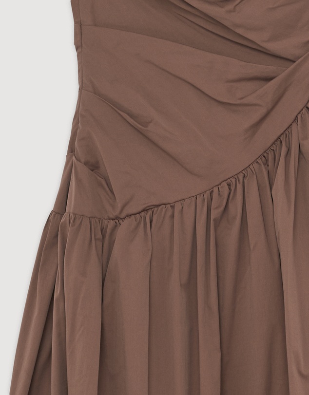 Revibe - Repaired AERE Kiera Strapless Midi Dress - AU 10