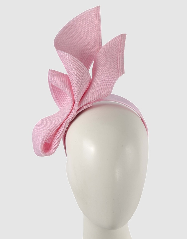 Max Alexander - Tall Pink Racing Fascinator