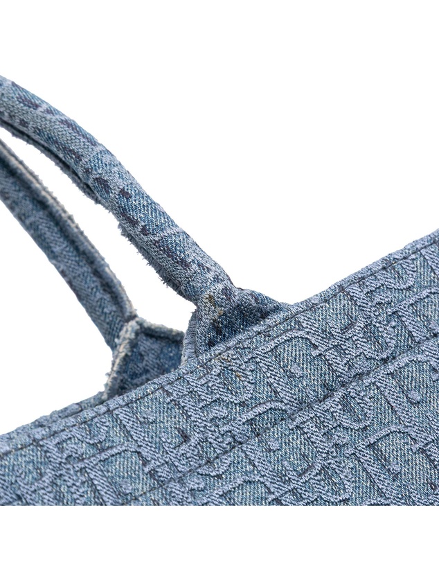 Pre-Loved by Azura Reborn - Pre-Loved Medium Oblique Denim Book Tote