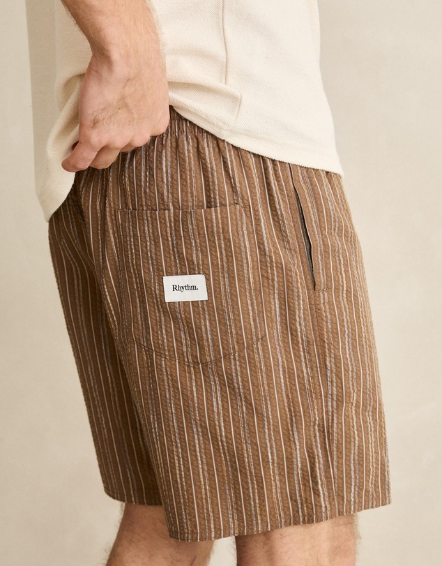 Rhythm - Seersucker Stripe Jam Shorts