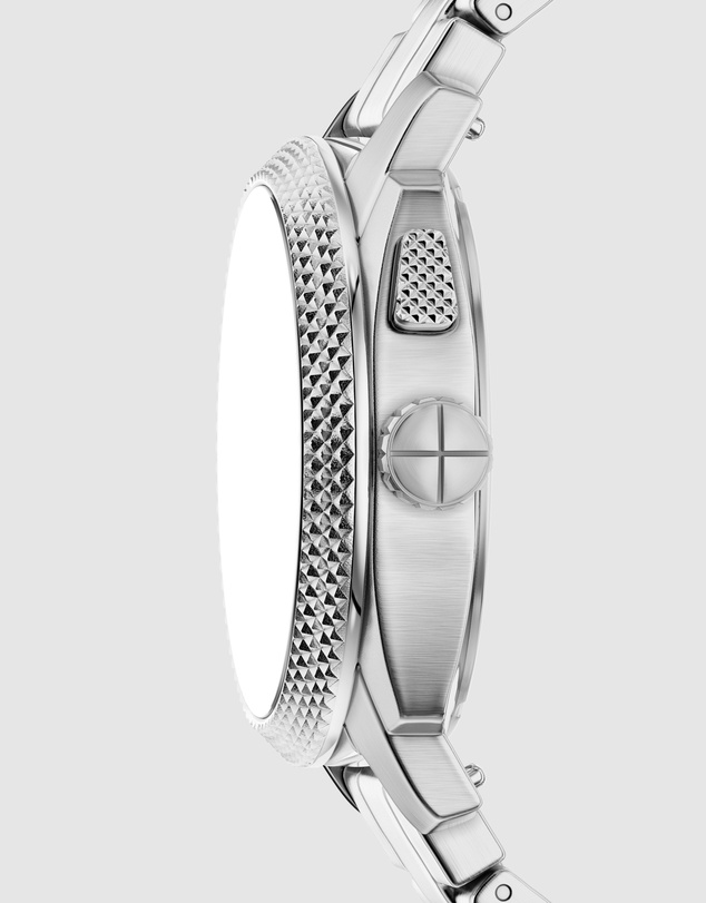 Fossil - Machine Silver Tone Analogue-Digital Watch