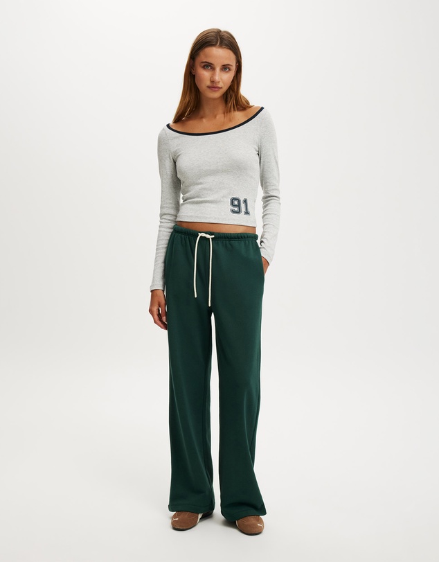 Cotton On - The Ls Off Shoulder Graphic Tee