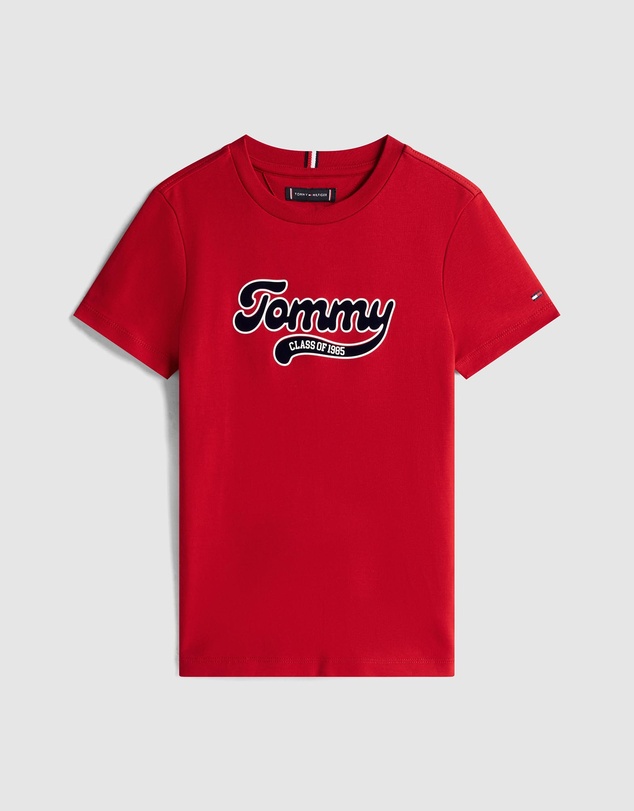 Tommy Hilfiger - Varsity Interlock Knit Logo T-Shirt - Teens