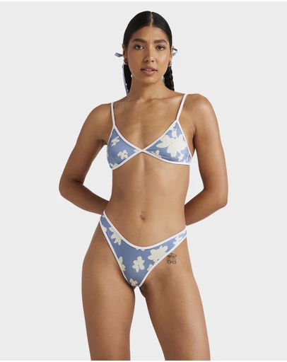 RVCA - Womens Fleur Fixed Tri Bikini Top