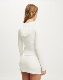 Cotton On Body - Dreamy Soft Pointelle Hooded Cardi