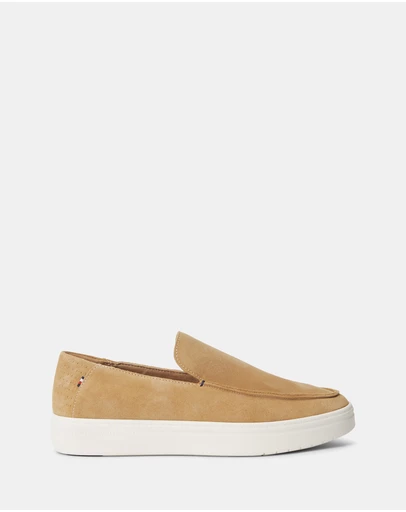 Tommy Hilfiger - Milann Light Suede Loafers - Men's