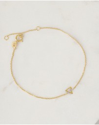 Luna Rae - Solid Gold - Earth Element Diamond Bracelet