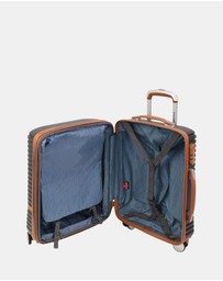 Pierre Cardin - Pierre Cardin Classique Cabin White Hard Shell with Mini Beauty Case Set