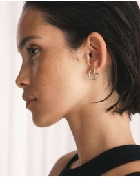 SAINT VALENTINE - Classic Hoops Small - Silver