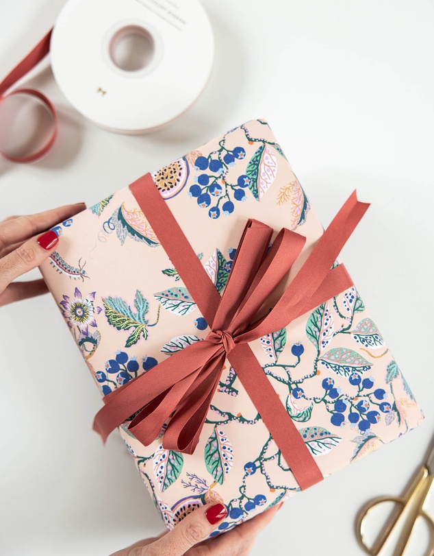 Bespoke Letterpress - Cotton Ribbon - Tea Rose - 30 Meters