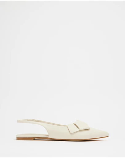 SPURR - Freya Sling Back Bow Flat - ONLINE EXCLUSIVE