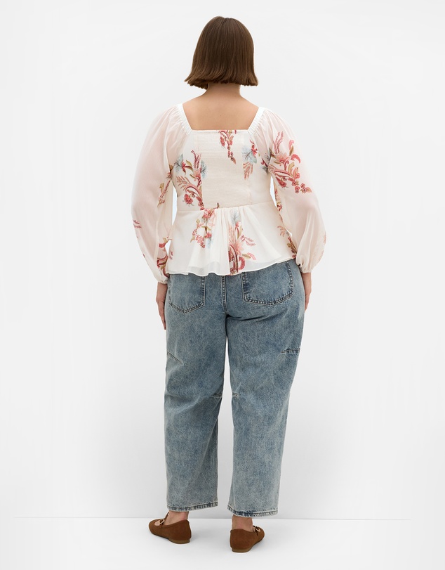City Chic - Shayla Floral Print Top