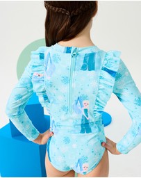 Rock Your Kid - Frozen Long Sleeve Swimsuit - ICONIC EXCLUSIVE - Kids