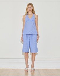 Maison Essentiele - Longline Cotton Shorts