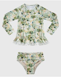 Aqua Blu Kids - Madagascar Long Sleeve Rash Vest Set - Kids