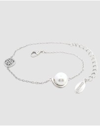 Georgini - Georgini Adagio Crescent Nine-2-Five Pearl Racelet Silver 15cm +4cm