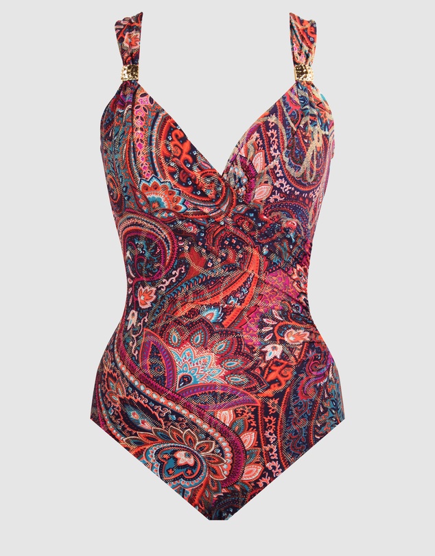 Miraclesuit Swimwear  - Dynasty Siren Crossover Shaping Swimsuit