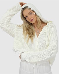 Belle & Bloom - Another Love Fringe Zip Knit