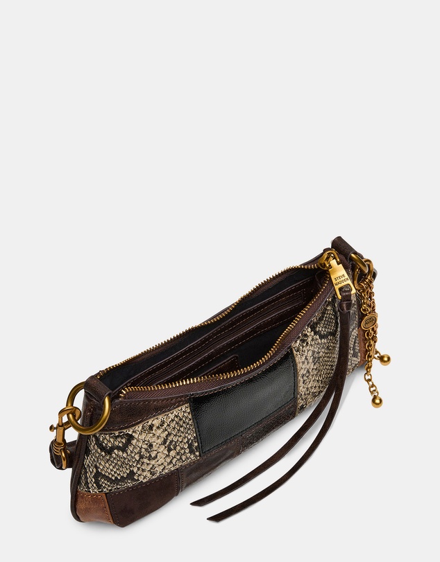 Steve Madden - BIrina-P Brown Multi Shoulder Bag