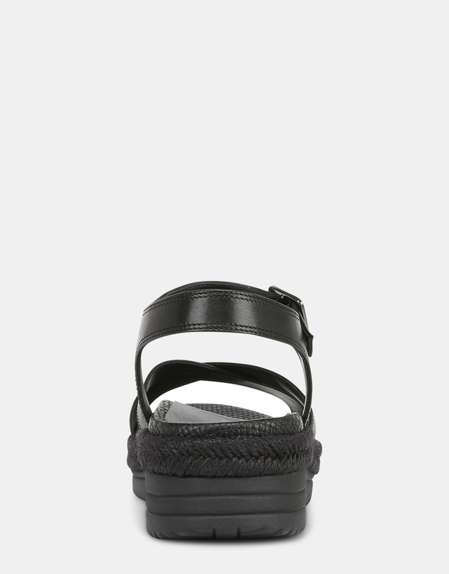 Vionic - Mar Platform Sandal - Black Leather