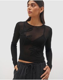 MON RENN - Yasmin Knit Top