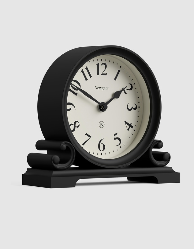 Newgate - Newgate Divisadero Mantel Clock-Black