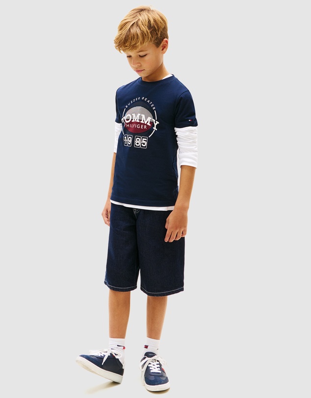 Tommy Hilfiger - Boys Basketball Graphic T-Shirt - Teens