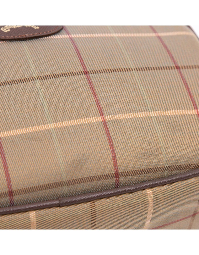 Pre-Loved by Azura Reborn - Pre-Loved burberry Textile Accessory Bag with Plaid Pattern and Zip Closure