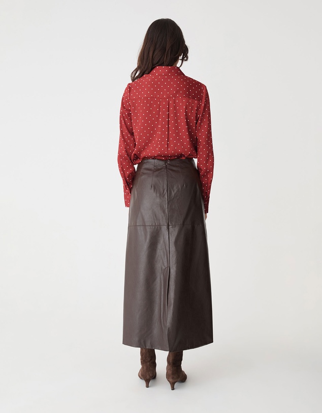 Forcast - Courtney Satin Spot Shirt