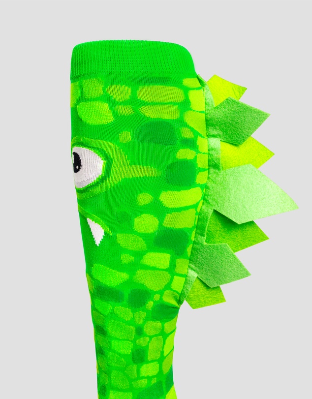 Crazy Skates - Crazy Socks Monster Green Knee-High Socks