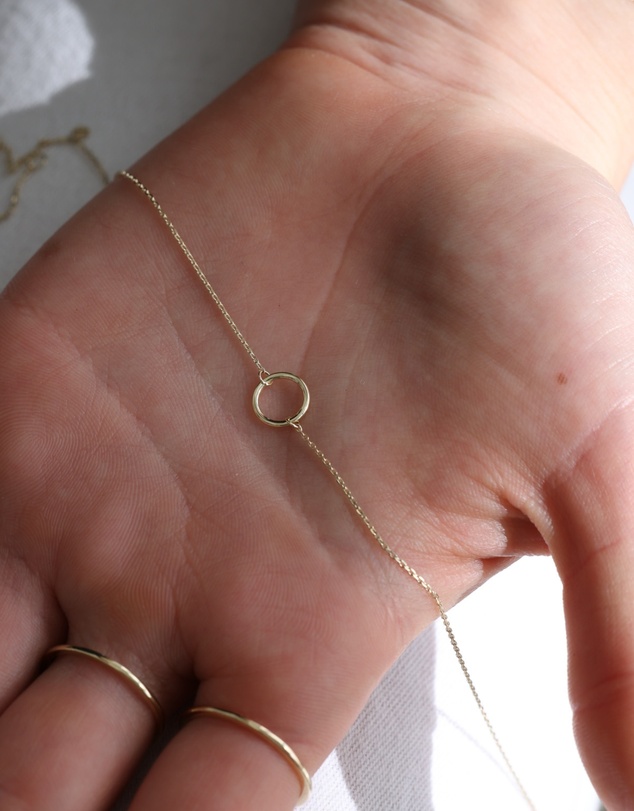 Luna Rae - Solid Gold - Eternity Necklace