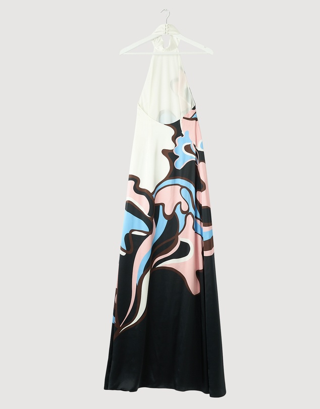 Revibe - Repaired Rebecca Vallance Barbados Breeze Halter Maxi Dress - AU 6