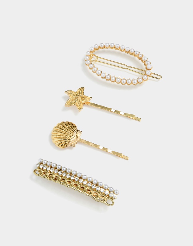Forcast - Lila 4pc Hair Pin Set